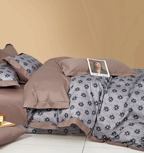 Stockholm 400 TC 100% Cotton King Size Bed Sheet Set with Pillow Covers